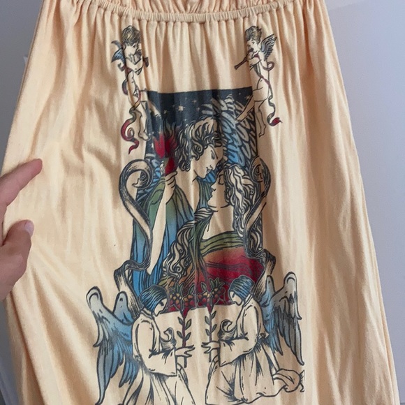 Vintage ish cotton dress - yellow - Picture 3 of 4